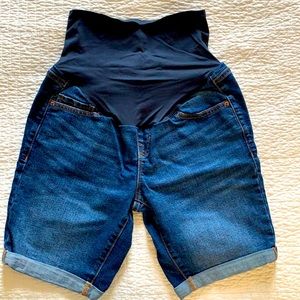 Old Navy Full Panel Denim Maternity Shorts